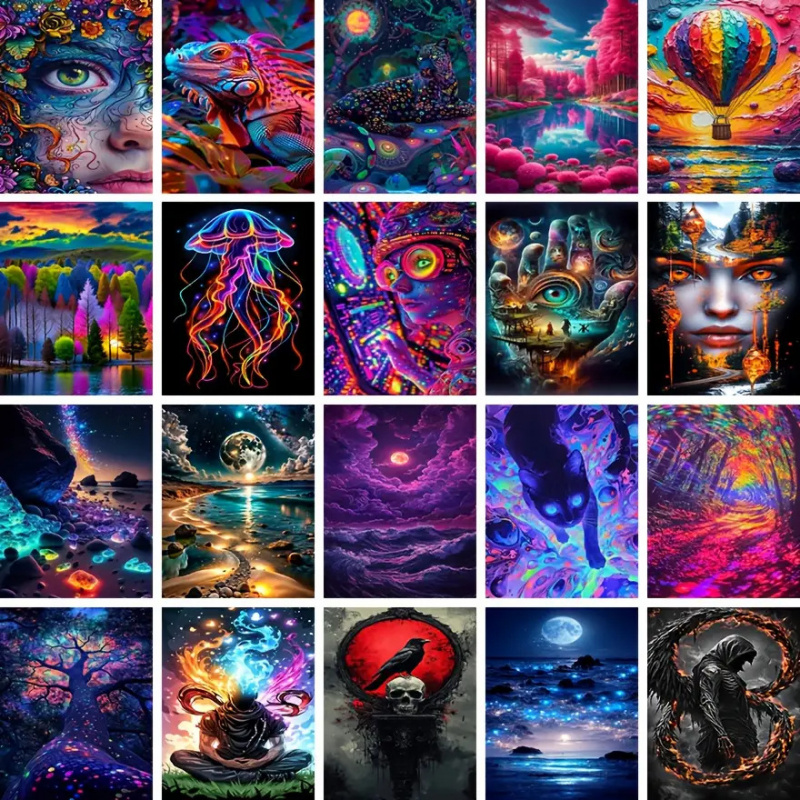 Resin Art Images - 다이아몬드 페인팅 세트 1개, 주요 이미지