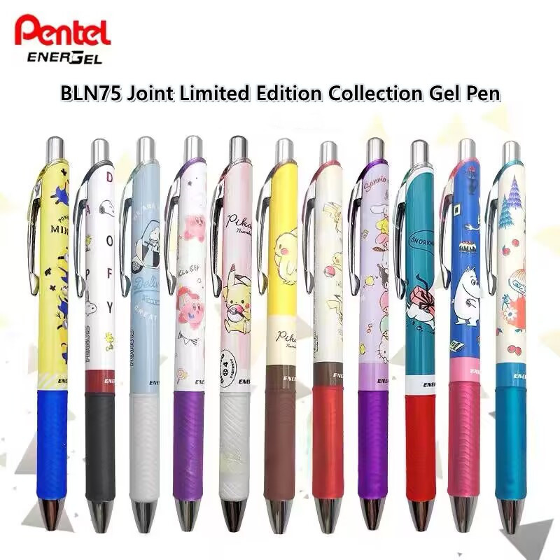 Pentel Pen Energel - 펜텔 BLN75 빠른 건조 블랙 젤