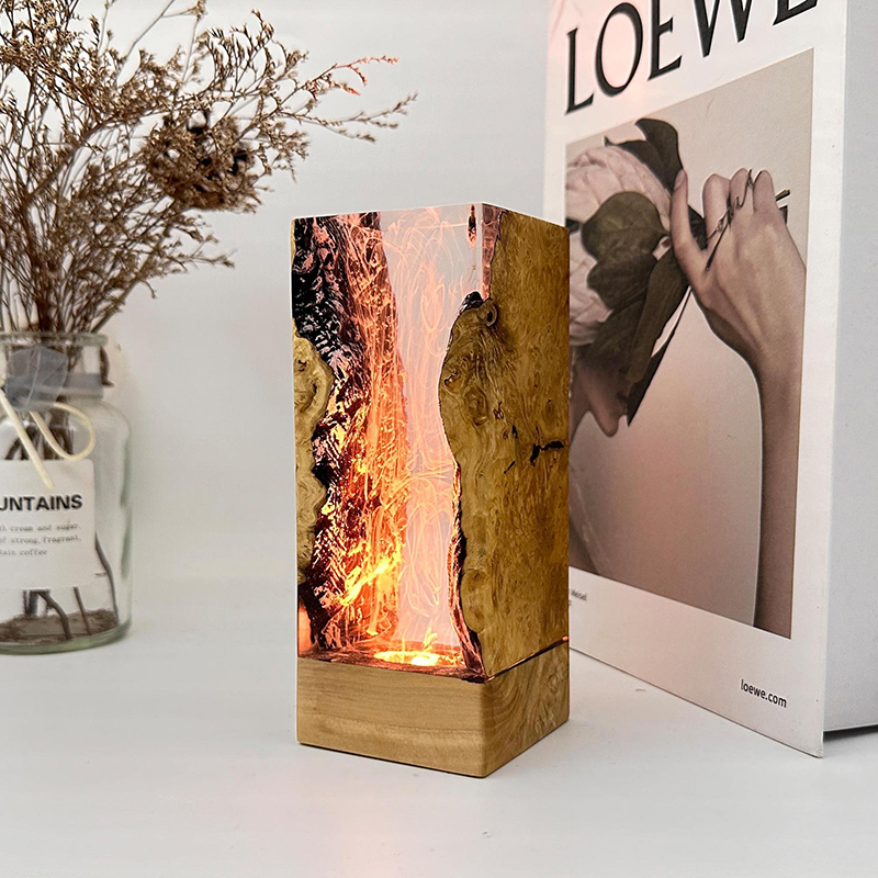 수중 동굴 테마 생물 레진 테이블 램프 창의적인 예술  - Resin Art Lamp 리뷰 및 가격