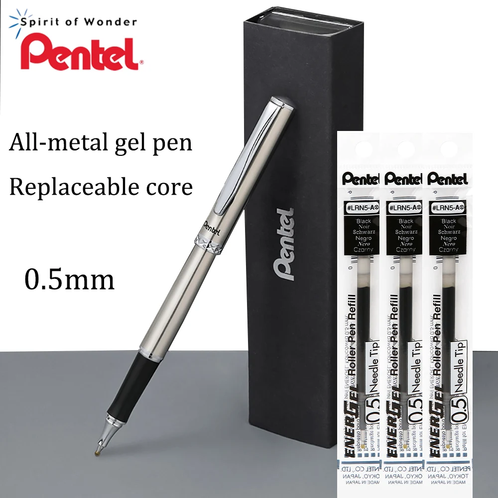 일본 펜텔 메탈 젤 펜 K600 블랙 코어, 부드러운  - Pentel Pen Energel 리뷰 및 가격