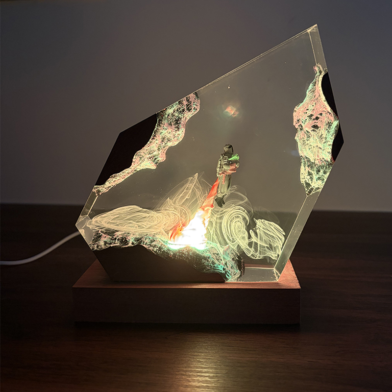 공상 과학 애니메이션 피규어 생물 레진 테이블 램프 창 - Resin Art Lamp 리뷰 및 가격